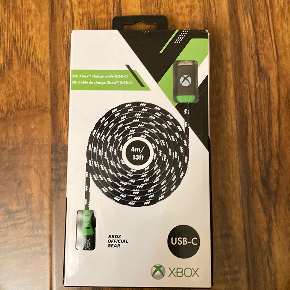 New Xbox USB -C charge cable 4m/13 ft